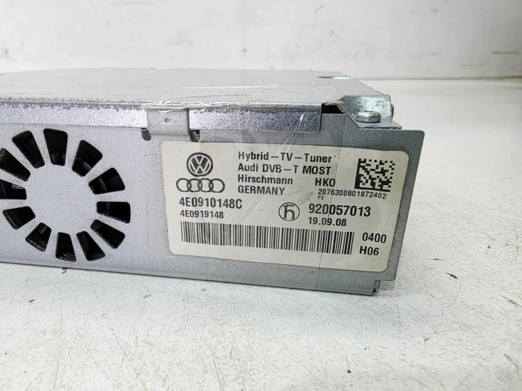 ODIORNIK TV TUNER TV AUDI A6 C6 A8 D3 Q7 4L 4E0910148C