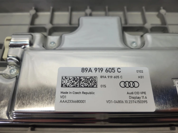 WYŚWIETLACZ NAWIGACJA LCD DISPLEY 11.6 AUDI Q4 E-TRON 89A919605C