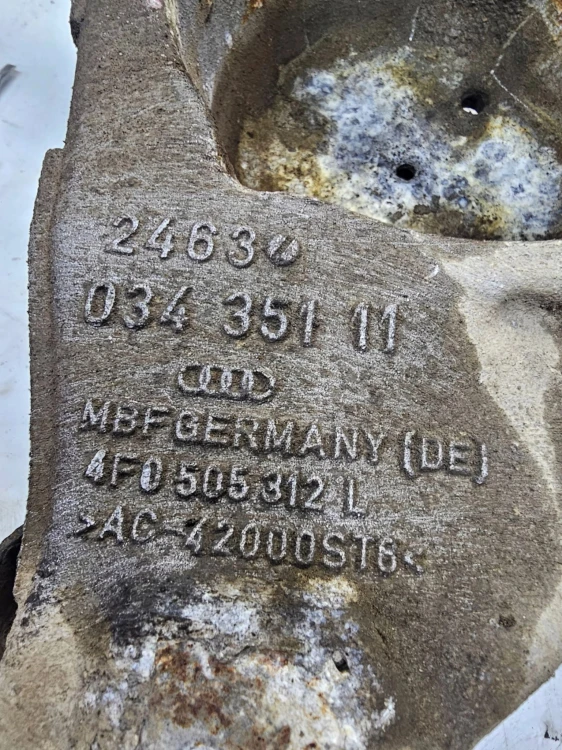 WAHACZ PRAWY TYŁ POD PNEUMATYKĘ AUDI A6 C6 4F0505312L