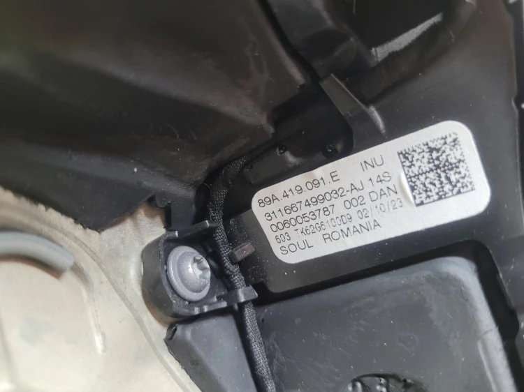 KIEROWNICA SKÓRA MULTIFUNKCJA DOTYKOWA AUDI Q4 E-TRON 89A419091E