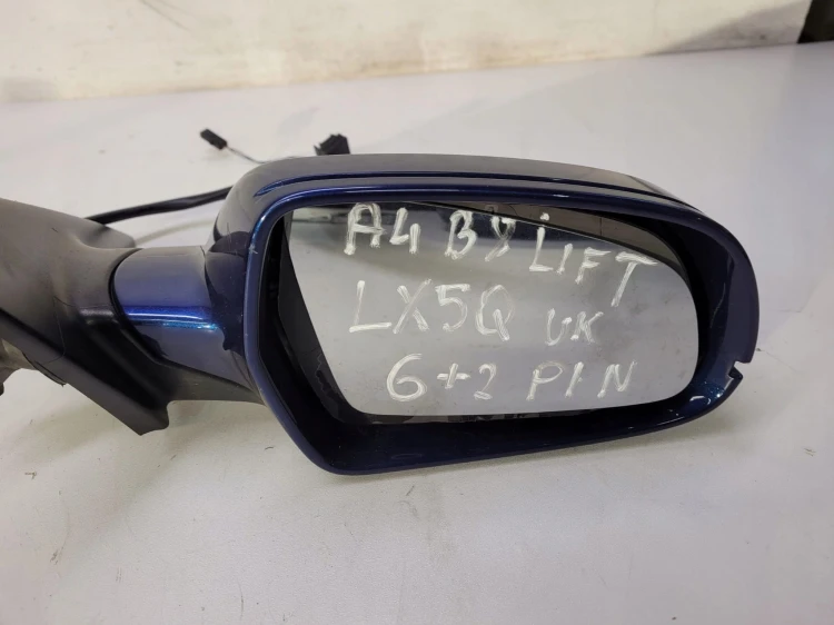LUSTERKO PRAWE AUDI A4 B8 LIFT LX5Q 6+2 PIN UK