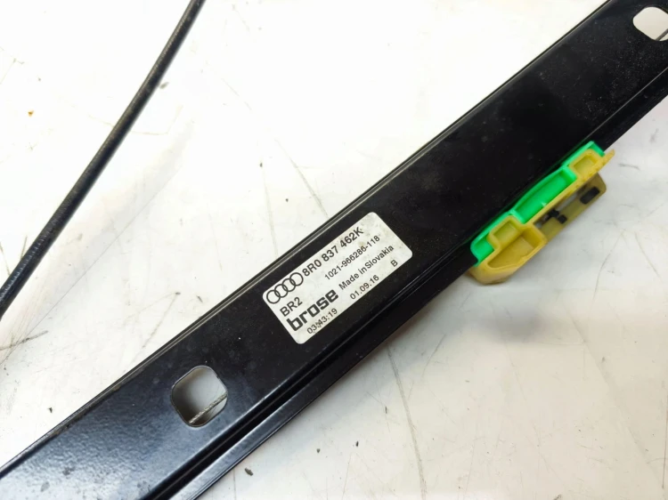 MECHANIZM PODNOŚNIK SZYBY LINKI PRAWY PRZÓD AUDI Q5 8R LIFT 8R0837462K