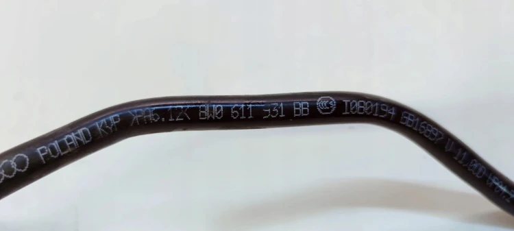 PRZEWÓD RURKA PODCIŚNIENIA AUDI VOLKSWAGEN SEAT SKODA 8W0611931BB