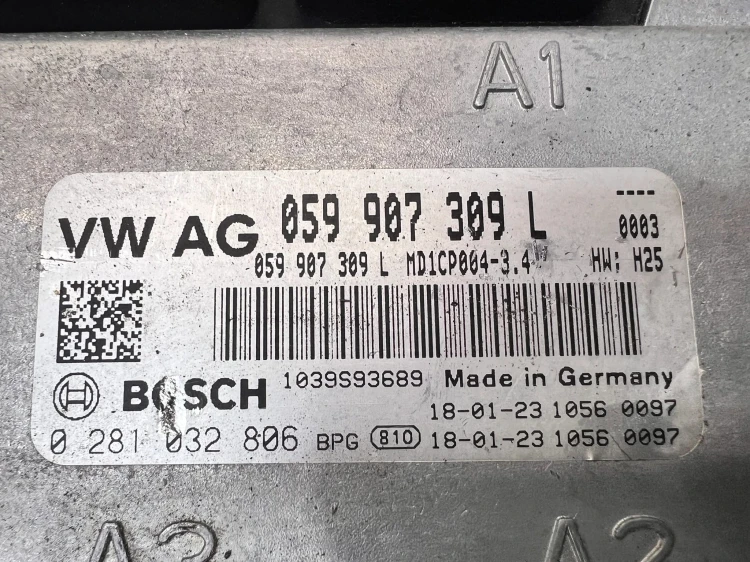 STEROWNIK KOMPUTER SILNIKA AUDI Q5 FY 059907309L
