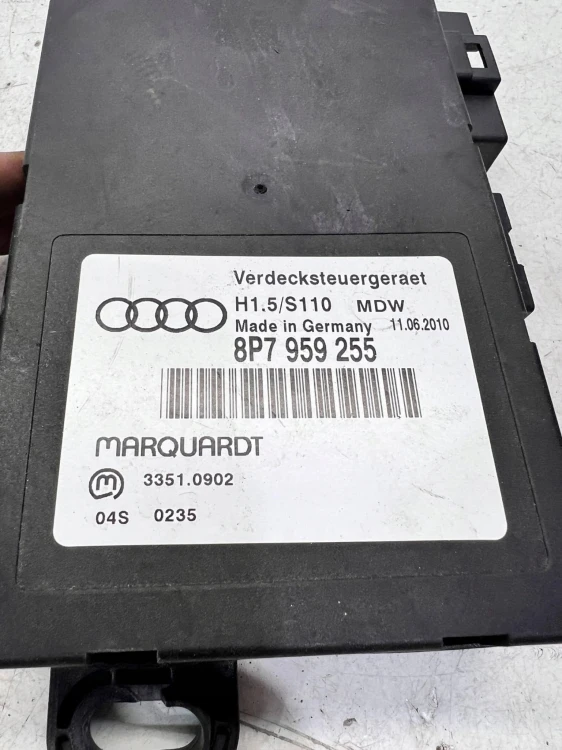 MODUŁ STEROWNIK DACHU AUDI A3 8P CABRIO 8P7959255