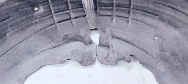 NADKOLE LEWY TYŁ AUDI A5 8T8 SPORTBACK MATERIAŁ