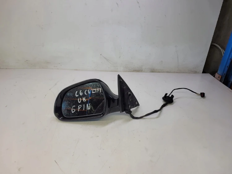 LUSTERKO LEWY PRZÓD AUDI A6 C6 LIFT CHROM 6-PIN UK