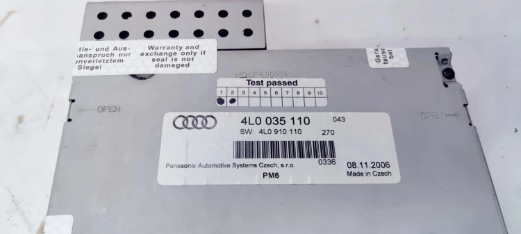 ZMIENIARKA CD AUDI Q7 4L 4L0035110 4L0910110