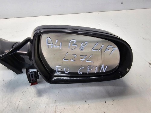 LUSTERKO PRAWY PRZÓD AUDI A4 B8 LIFT LZ7L 6 PIN EUROPA