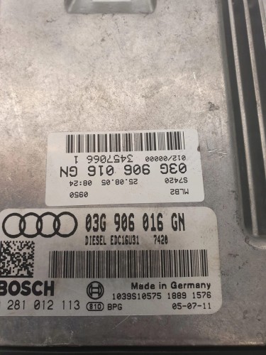 KOMPUTER STEROWNIK AUDI A6 C6 2,0 TDI 03G906016GN
