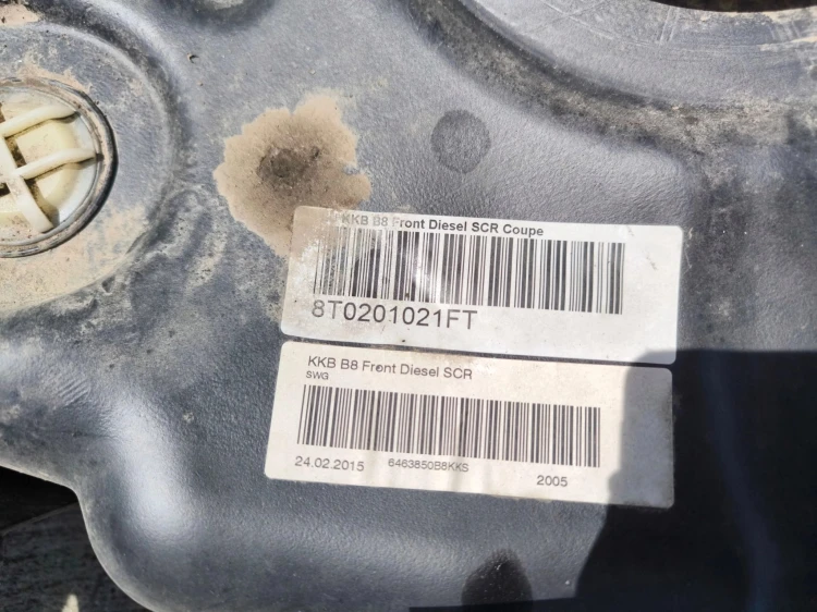 BAK ZBIORNIK PALIWA AUDI A4 B8 A5 8T 8T0201021FT 2.0 DIESEL