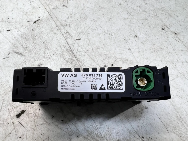 GNIAZDO PORT USB TYP C AUDI A3 8Y 8Y0035736