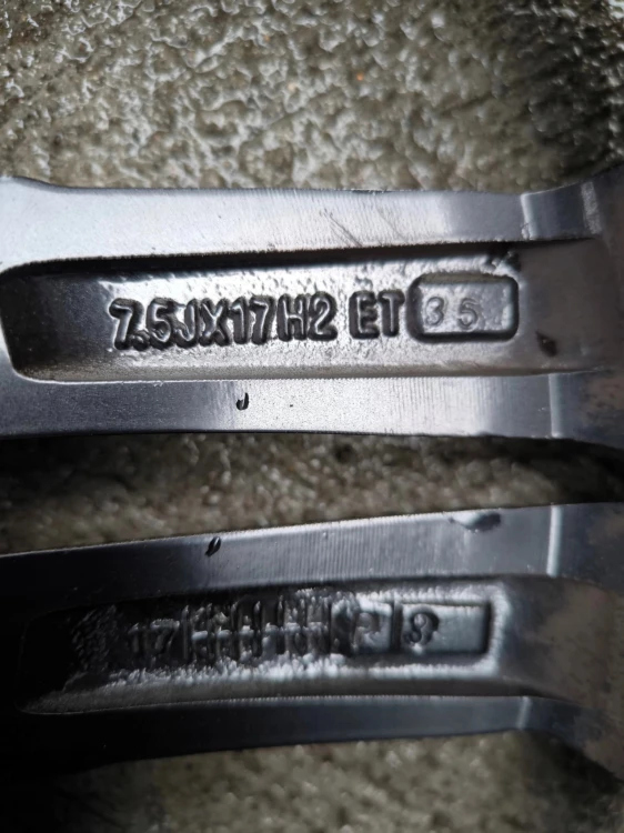FELGA ALUMINIOWA KBA 47965 AUDI VW SEAT SKODA 7.5J R17 ET 35 Z*16* LK