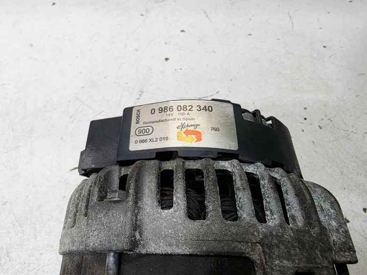 ALTERNATOR AUDI VOLKSWAGEN SEAT SKODA 2.0 TDI 0986082340 BOSCH 150A