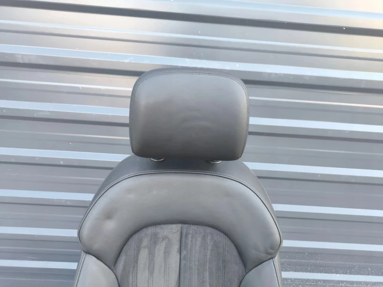 FOTEL KIEROWCY SKÓRA + ALCANTARA PODGRZEWANY A6 C7 A7 4G8 ORYGINAŁ !!!