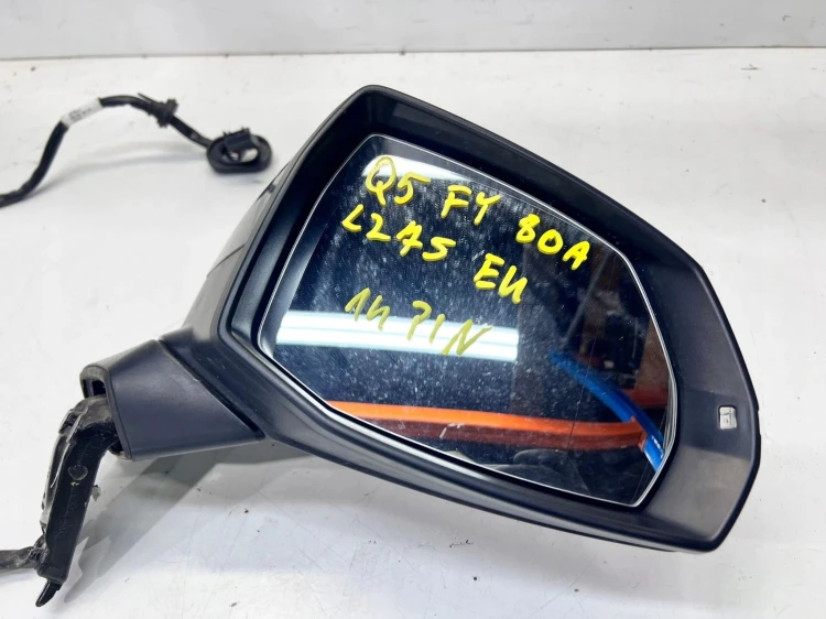 LUSTERKO PRAWE EL. SKŁ. AUDI Q5 FY 80B857410C 14 PIN EU LZ7S