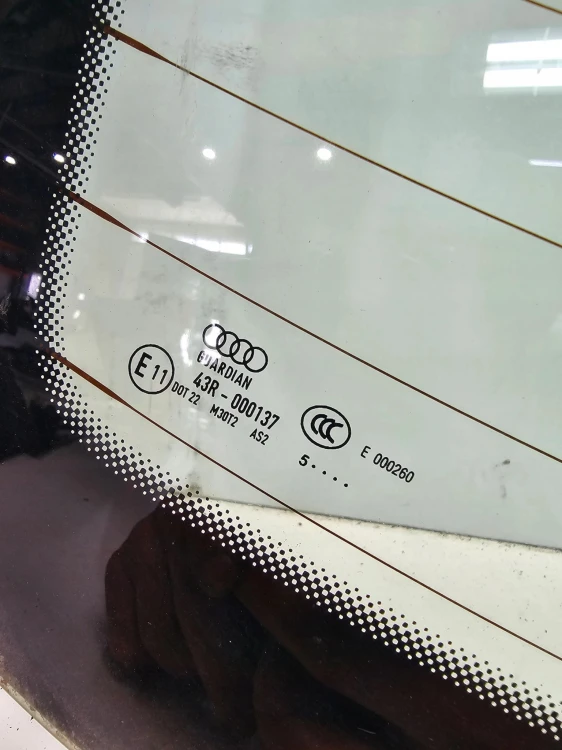 SZYBA TYLNA TYŁ AUDI A4 B9 SEDAN 8W5845501 2015R
