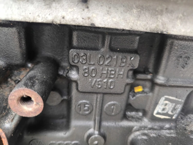 SILNIK BEZ OSPRZĘTU AUDI VW SEAT SKODA 1.6 TDI CAY ORYGINAŁ !!!