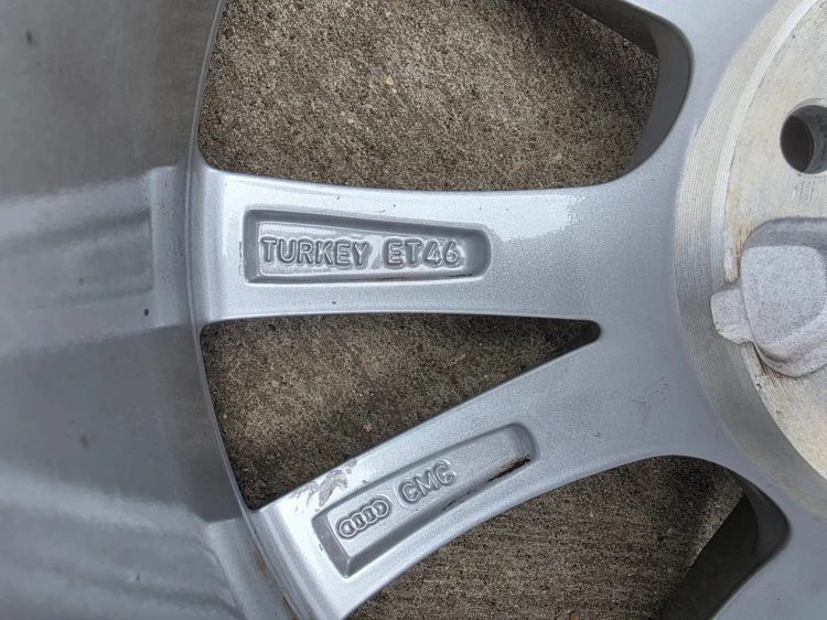 FELGA ALUMINIOWA AUDI A3 S3 8Y VW SEAT 8.0J R17 ET46 8Y0601025CC S24/26
