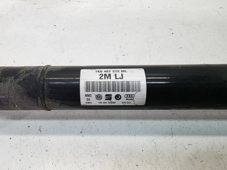 PÓŁOŚ PRAWA DŁUGA AUDI A3 8P VOLKSWAGEN SEAT SKODA 1.4 TFSI 1K0407272ML