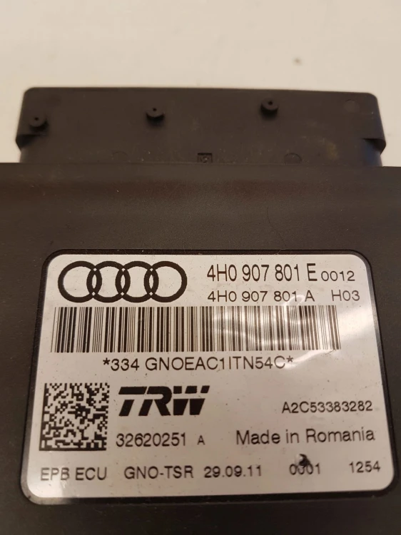 STEROWNIK HAMULCA RĘCZNEGO AUDI A6 C7 4H0907801E