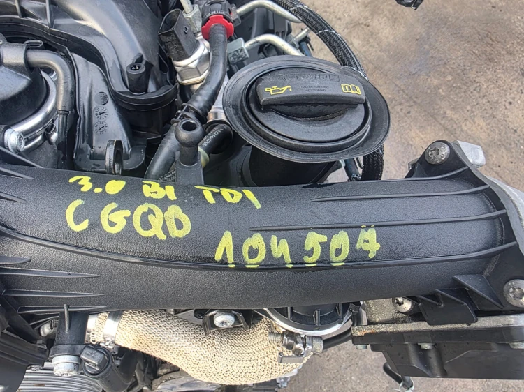SILNIK KOMPLETNY AUDI A6 C7 A7 4G Q5 8R 3.0 BI TDI CGQ CGQB 104507 KM !!!
