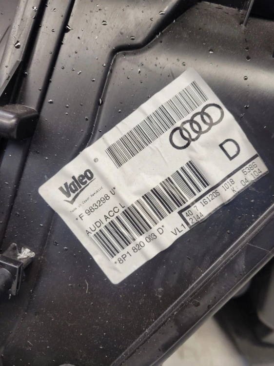NAGRZEWNICA KOMPLETNA AUDI A3 8P LIFT 8P1820003D