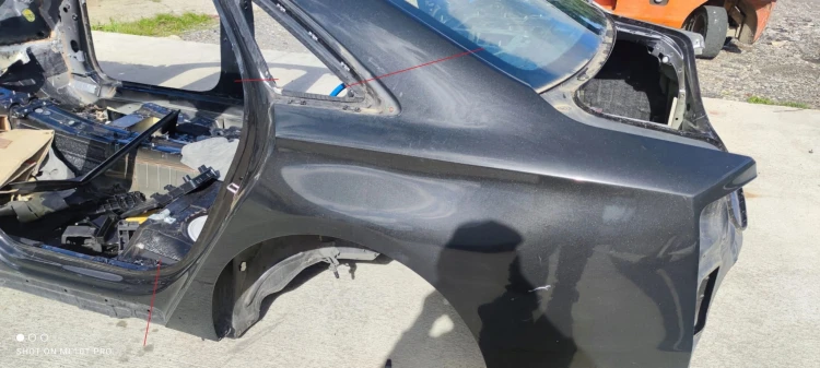 ĆWIARTKA PRÓG BŁOTNIK LEWA STRONA AUDI A8 D4 LY8X