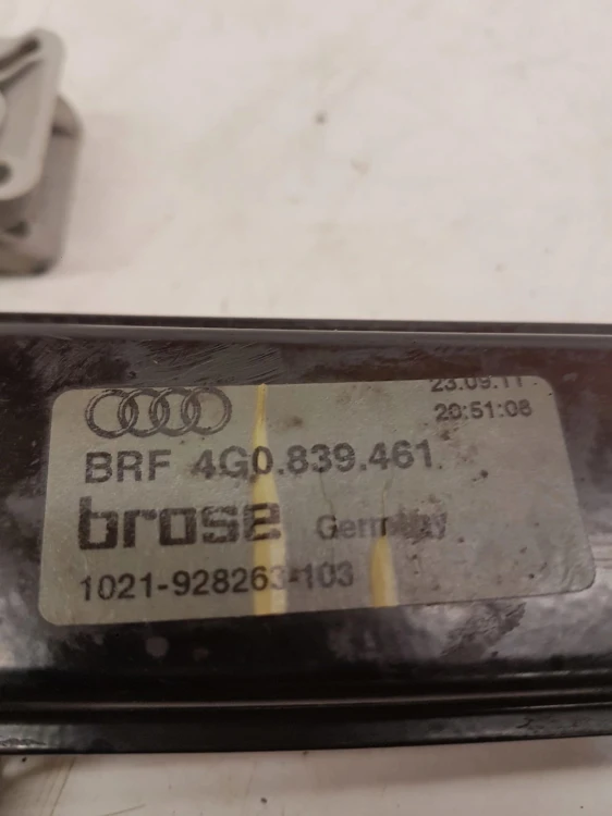 MECHANIZM SZYBY LEWY TYŁ AUDI A6 C7 4G0839461