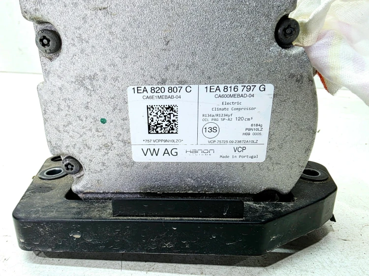 SPRĘŻARKA KOMPRESOR KLIMATYZACJI AUDI Q4 E-TRON 1EA816797G 1EA820807C
