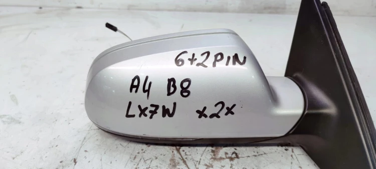 LUSTERKO PRAWE AUDI A4 B8 LIFT LX7W 6+2 PIN UK *2*