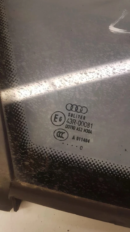 SZYBA KAROSERYJNA LEWY TYŁ AUDI A6 C6 4F5 2010R