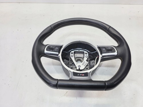 KIEROWNICA SKÓRA MULTI BIAŁA NIĆ ŚCIĘTA AUDI TT TTS 8J 8J0419091K BDB 23/25
