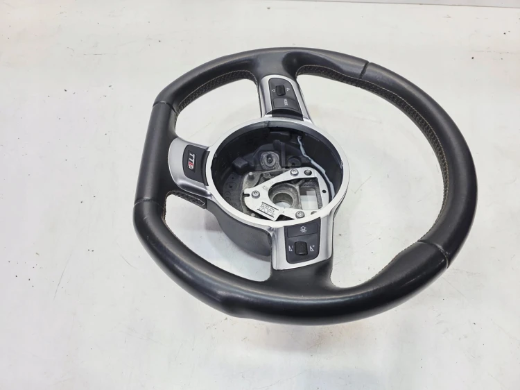 KIEROWNICA SKÓRA MULTI BIAŁA NIĆ ŚCIĘTA AUDI TT TTS 8J 8J0419091K BDB 23/25