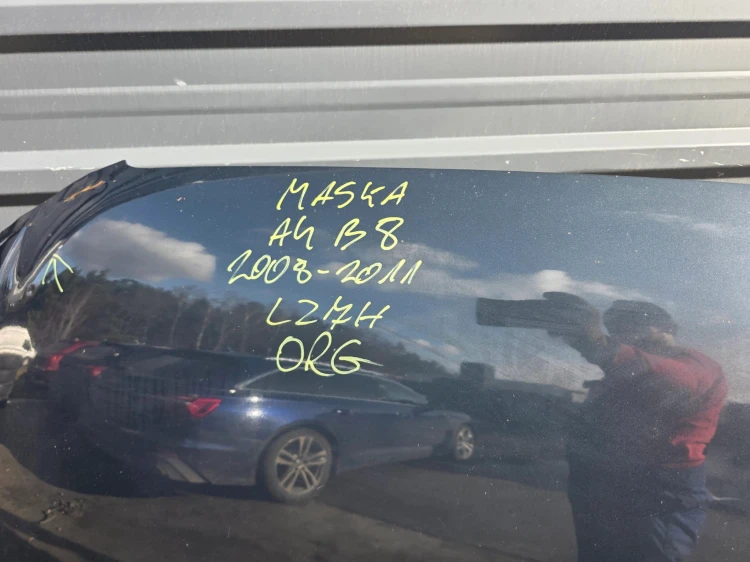 MASKA POKRYWA SILNIKA AUDI A4 B8 ORYGINAŁ LZ7H 2008-2011 ORYGINAŁ !!!