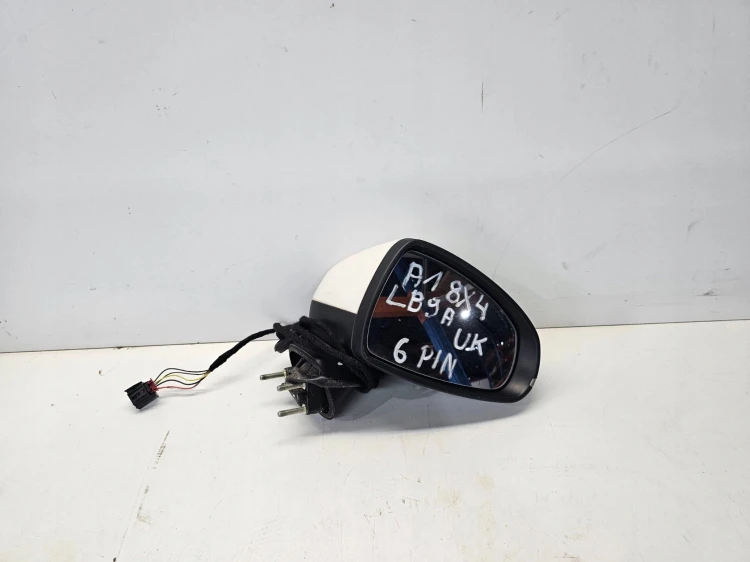 LUSTERKO ZEWNĘTRZNE PRAWE AUDI A1 8X4 6-PIN UK LB9A