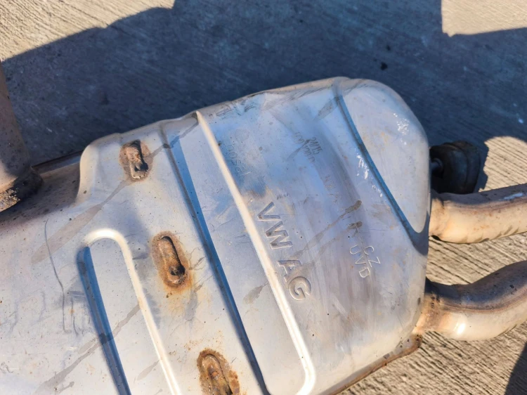 TŁUMIK WYDECH AUDI A3 8V VW SEAT SKODA 2.0 TFSI 5Q6253611AC 5Q0253411N