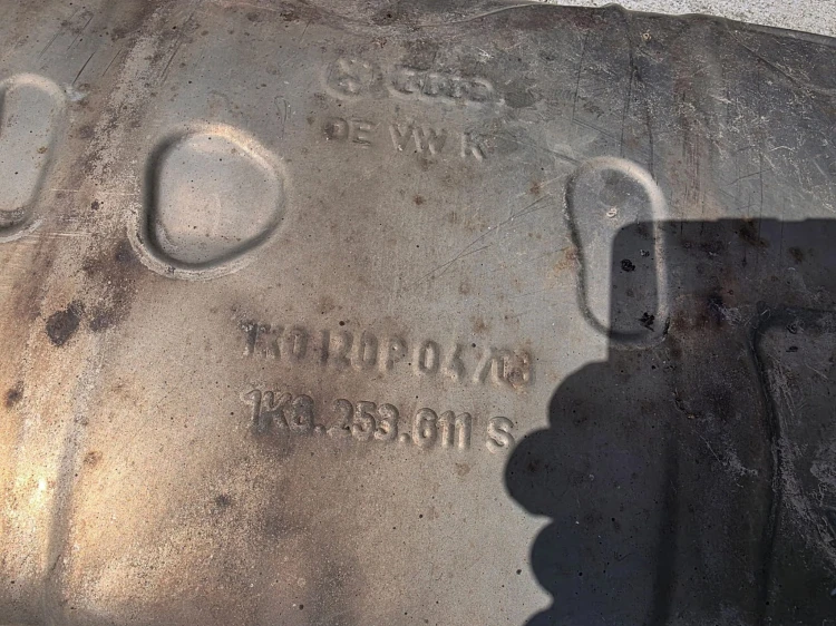 TŁUMIK WYDECH AUDI A3 8P VOLKSWAGEN SEAT SKODA 1K6253611S 1K0120P