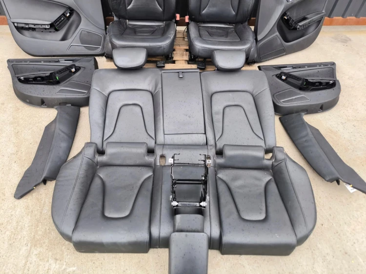 FOTEL FOTELE AUDI A5 8T SPORTBACK SKÓRA KOMPLET BEZ GRZANIA !!!