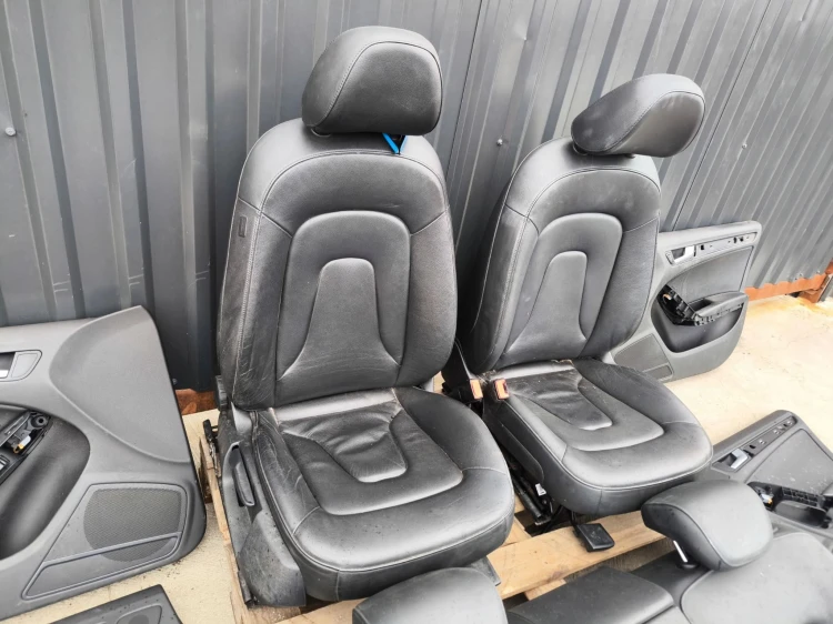 FOTEL FOTELE AUDI A5 8T SPORTBACK SKÓRA KOMPLET BEZ GRZANIA !!!