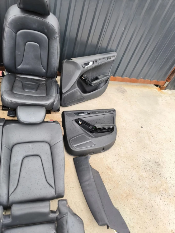 FOTEL FOTELE AUDI A5 8T SPORTBACK SKÓRA KOMPLET BEZ GRZANIA !!!