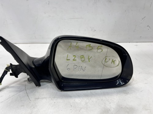 LUSTERKO ZEWNĘTRZNE PRAWE AUDI A4 B8 LZ9Y UK 6 PIN
