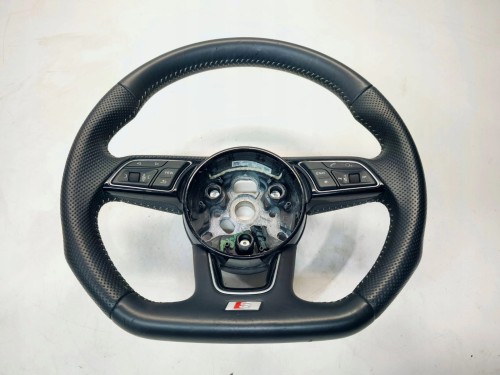 KIEROWNICA SKÓRA PIKOWANA S LINE ŚCIĘTA AUDI A4 B9 A5 8W 8W0419091DG JAH