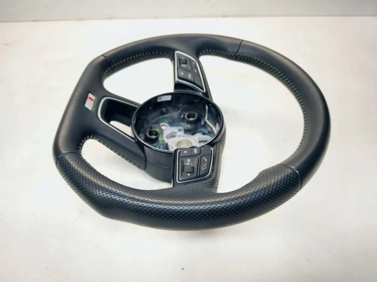 KIEROWNICA SKÓRA PIKOWANA S LINE ŚCIĘTA AUDI A4 B9 A5 8W 8W0419091DG JAH