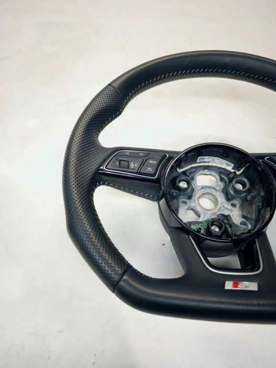 KIEROWNICA SKÓRA PIKOWANA S LINE ŚCIĘTA AUDI A4 B9 A5 8W 8W0419091DG JAH