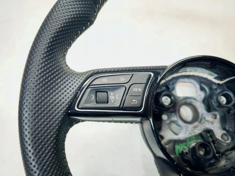 KIEROWNICA SKÓRA PIKOWANA S LINE ŚCIĘTA AUDI A4 B9 A5 8W 8W0419091DG JAH