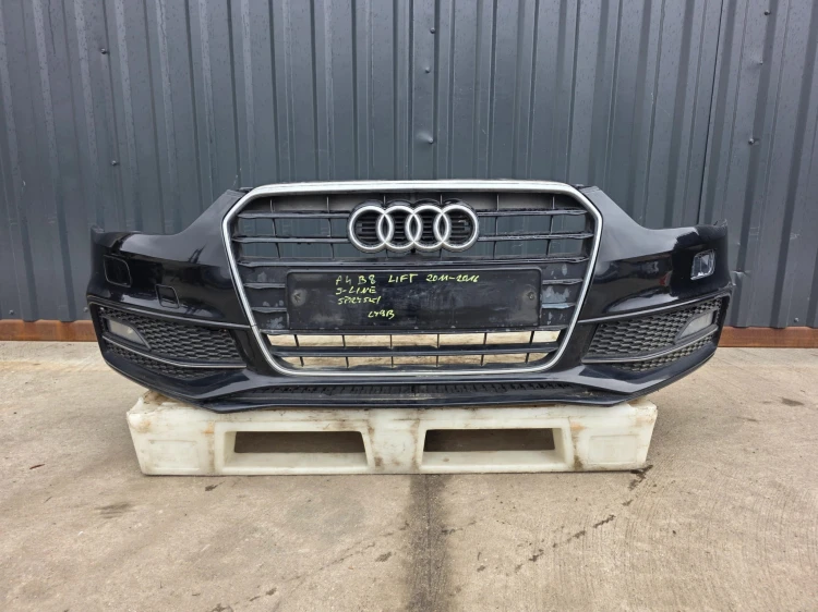 ZDERZAK PRZÓD KOMPLETNY AUDI A4 B8 LIFT 2011-2016 LY9B S LINE SPRYSKI !!!