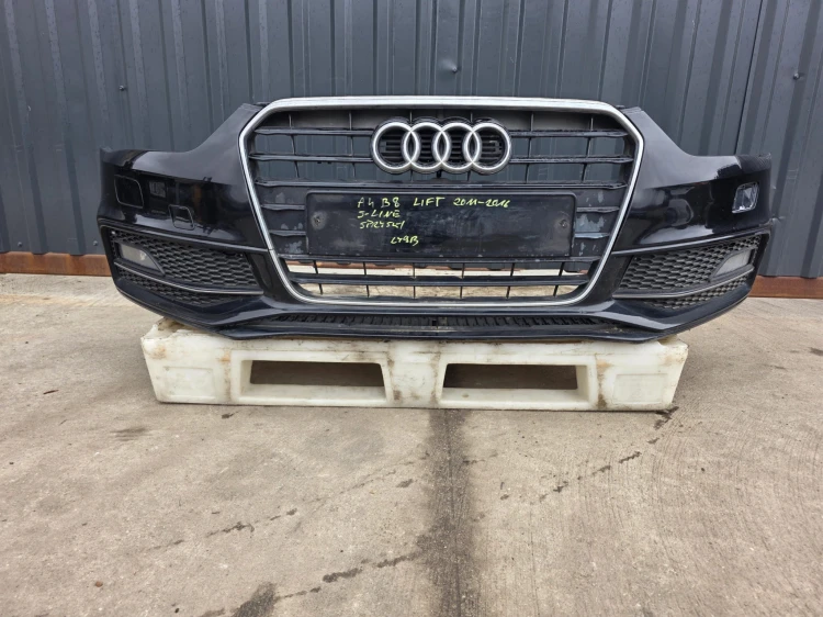 ZDERZAK PRZÓD KOMPLETNY AUDI A4 B8 LIFT 2011-2016 LY9B S LINE SPRYSKI !!!