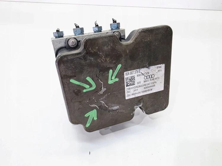POMPA HAMULCOWA + STEROWNIK ABS ESP AUDI Q5 FY 80A907379B 80A614517B
