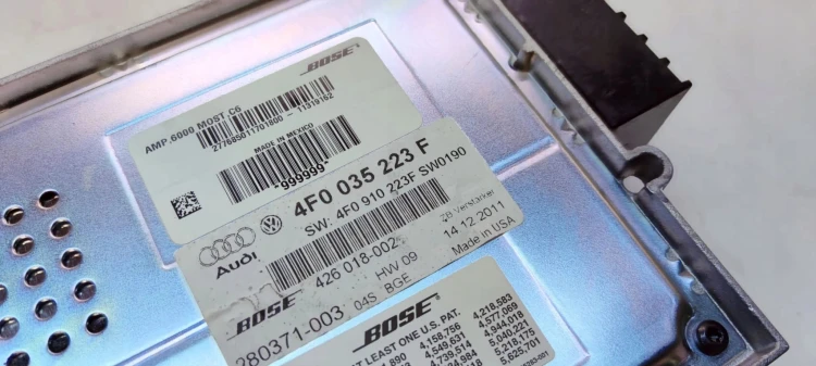 WZMACNIACZ BOSE AUDI A6 C6 4F0035223F 4F0910223F SPRAWNY